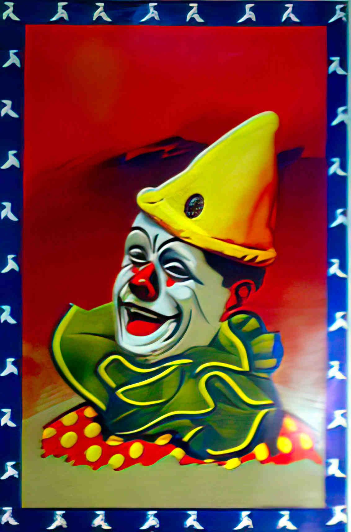 clown3 Advert A4 Photo Print