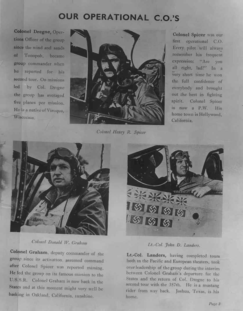 co officers wwii Vintage world war A4 Photo Print