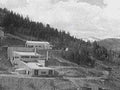 coal mine hills1980s 1990s A4 Photo Print
