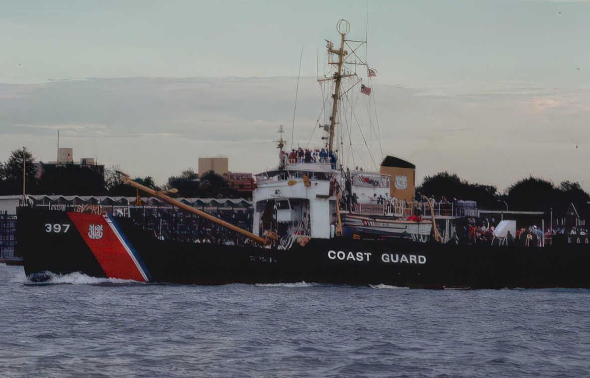 coast guard vessel Vintage A4 Photo Print