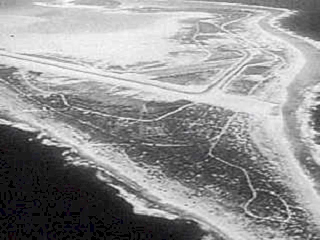 coastal airfield runway1980s 1990s A4 Photo Print
