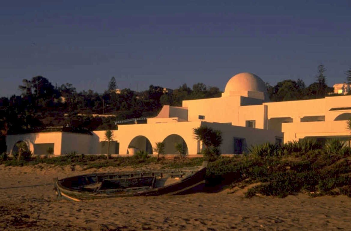 coastal architecture sunset 1980s 1990s A4 Photo Print