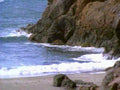 coastal cliff waves1980s 1990s A4 Photo Print