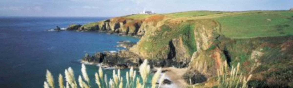 coastal cliffs porthgwarra UK GB British A4 Photo Print