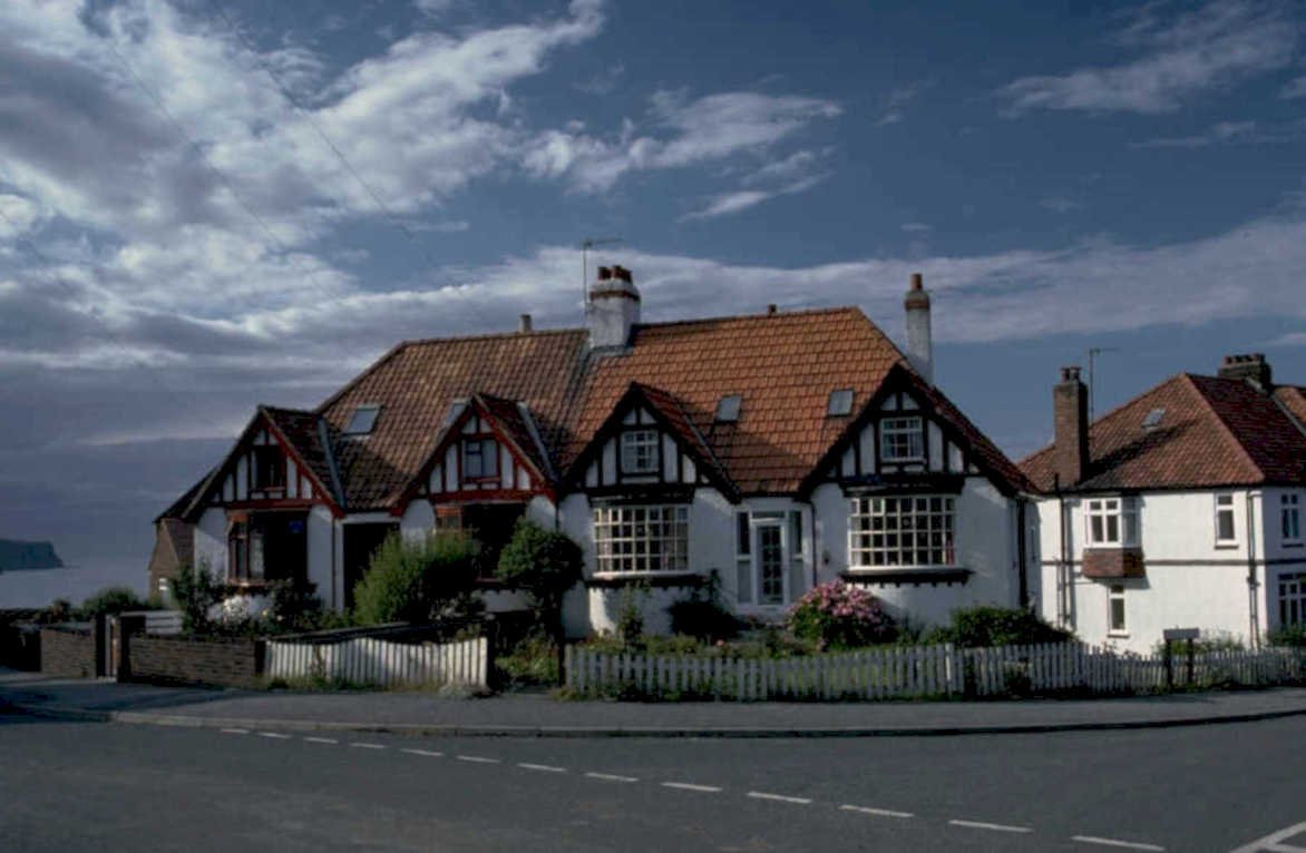 coastal cottage whitby 1980s 1990s A4 Photo Print