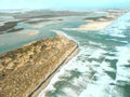 coastal erosion island1980s 1990s A4 Photo Print