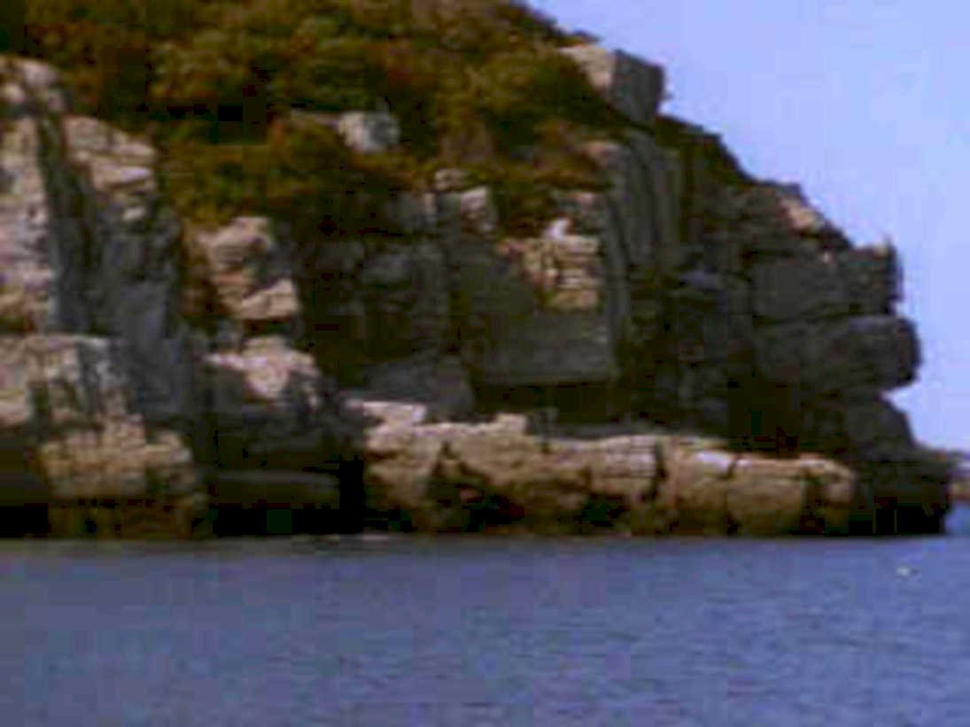 coastal granite rocks1980s 1990s A4 Photo Print