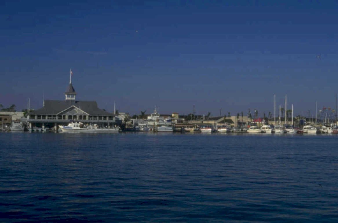 coastal harbor scene 1980s 1990s A4 Photo Print 42
