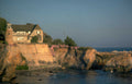 coastal house sunset 1 Vintage A4 Photo Print
