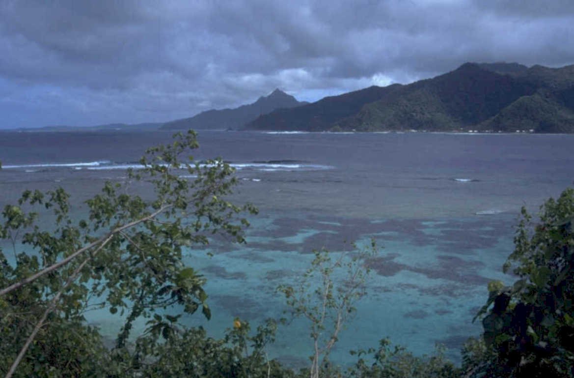 coastal island reef 1980s 1990s A4 Photo Print