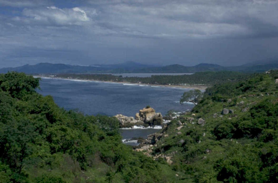 coastal landscape pacific 1980s 1990s A4 Photo Print
