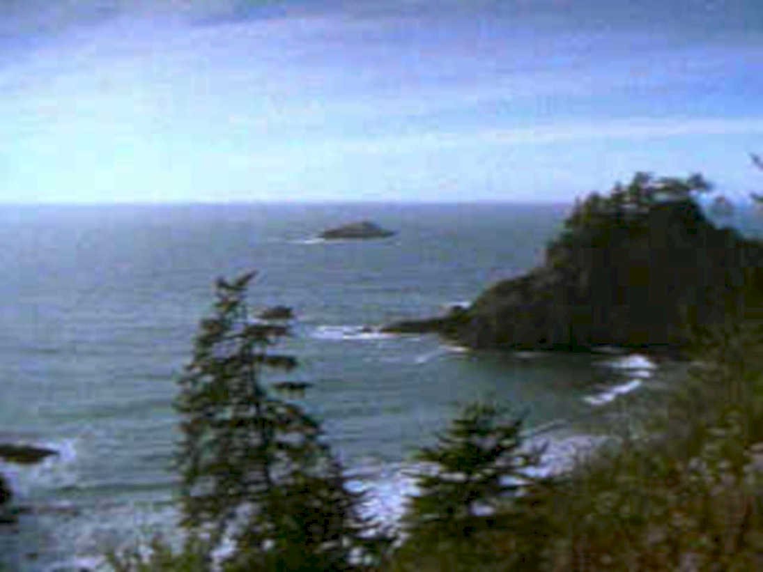 coastal landscape rocks1980s 1990s A4 Photo Print