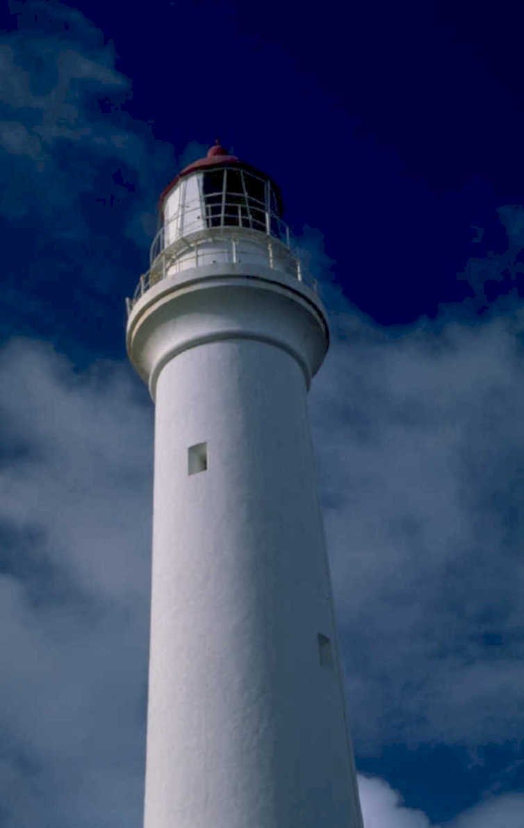 coastal lighthouse tower 1980s 1990s A4 Photo Print