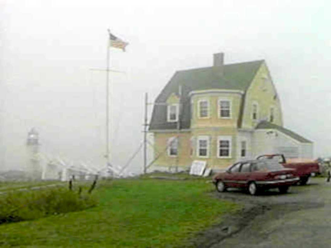 coastal maine lighthouse1980s 1990s A4 Photo Print