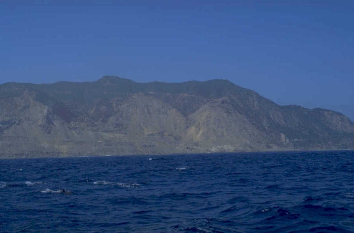 coastal mountains crete 1980s 1990s A4 Photo Print