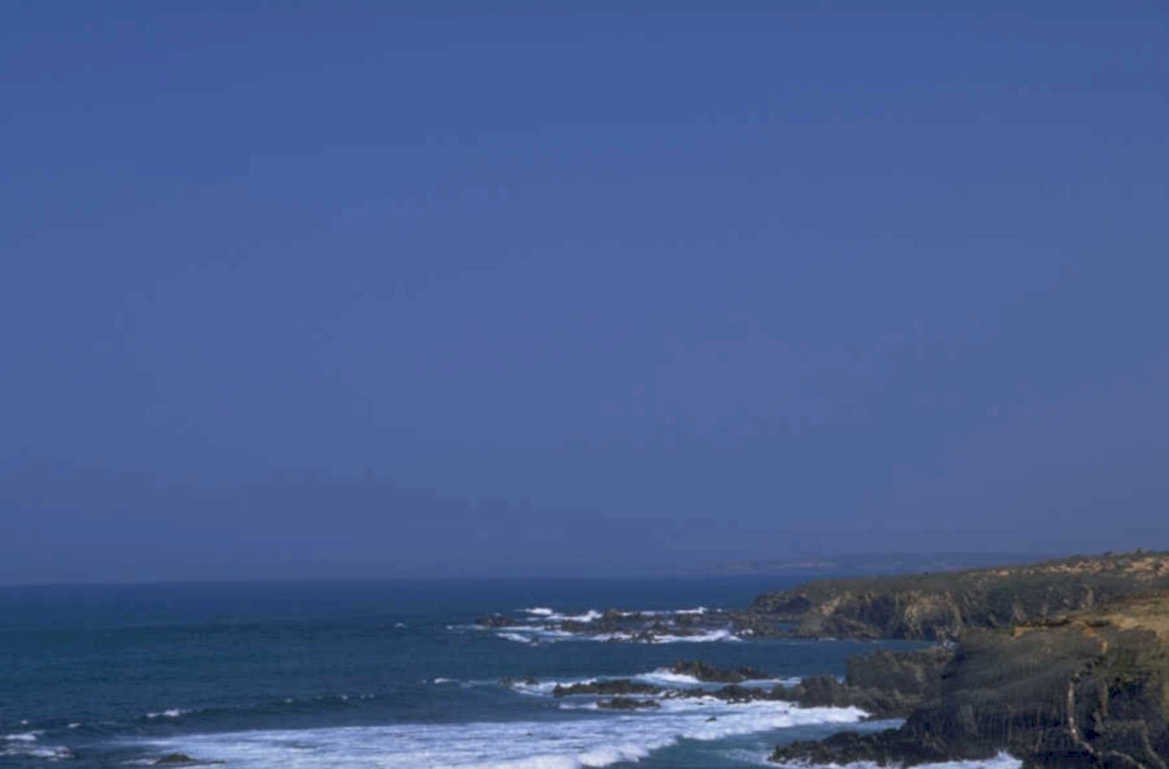 coastal ocean cliffs 1980s 1990s A4 Photo Print