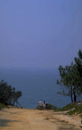 coastal path sea 1980s 1990s A4 Photo Print