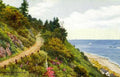 coastal road whitbyVintage 1880s 1900s A4 Photo Print