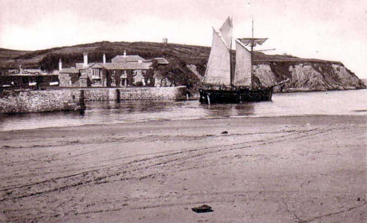 coastal sailing vesselVintage 1880s 1900s A4 Photo Print