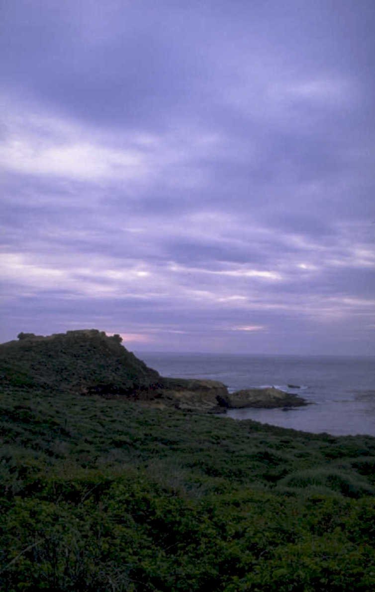 coastal sky headland 1980s 1990s A4 Photo Print