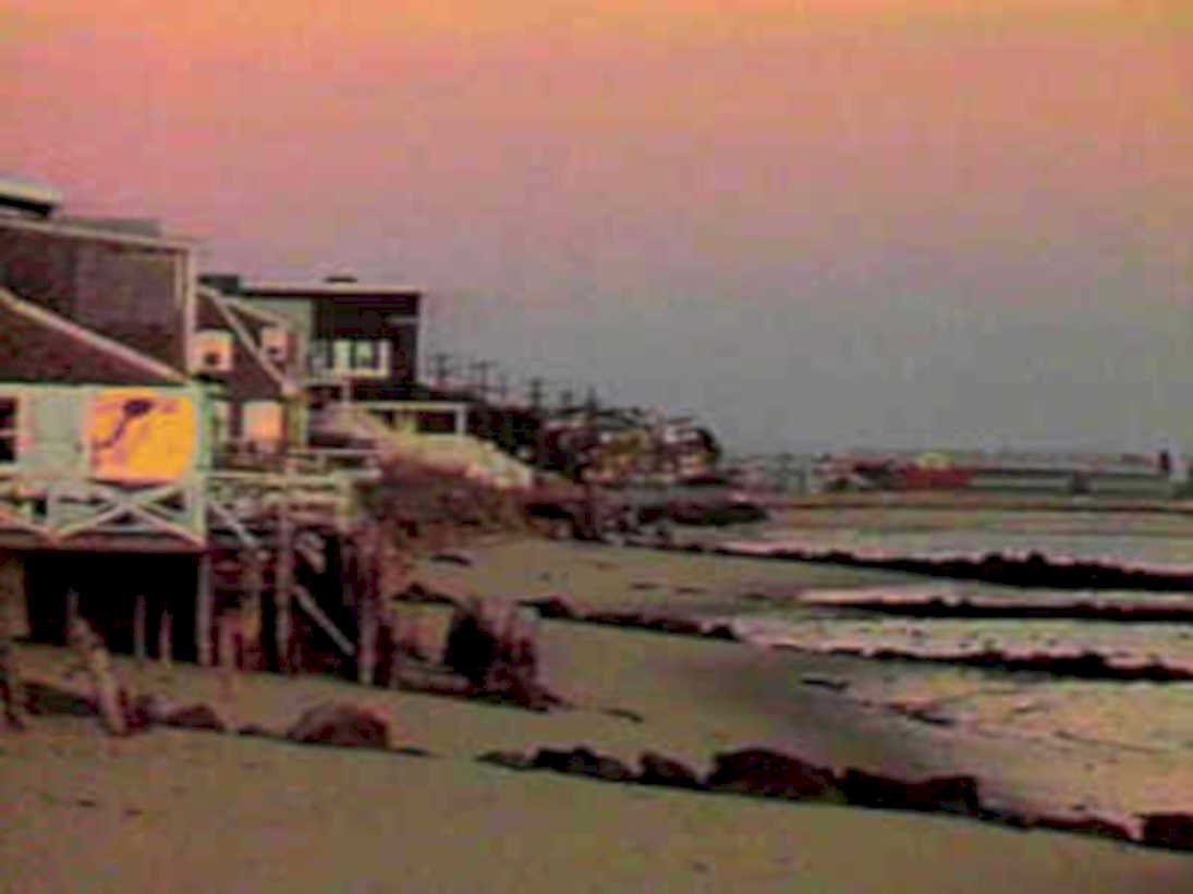 coastal sunset beach1980s 1990s A4 Photo Print