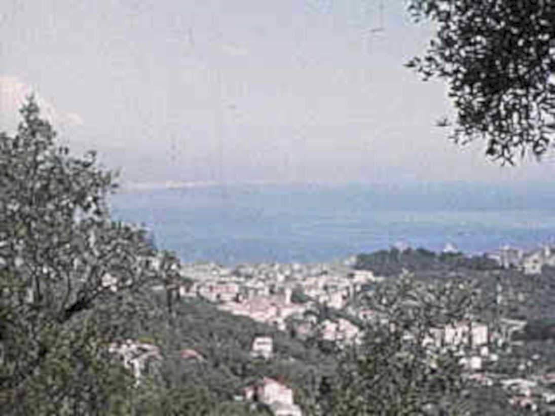 coastal town view1980s 1990s A4 Photo Print