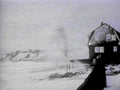coastal village snow1980s 1990s A4 Photo Print