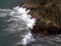 coastal wave cliff1980s 1990s A4 Photo Print