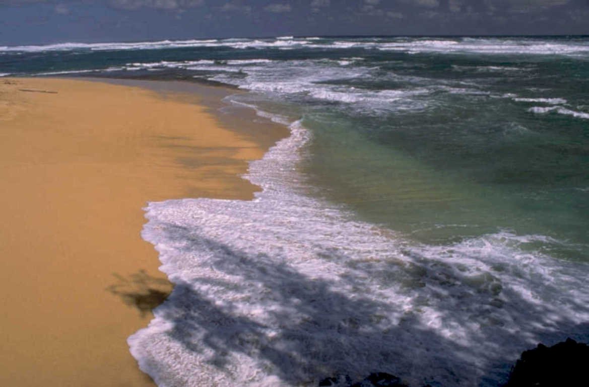 coastal wave maui 1980s 1990s A4 Photo Print