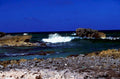 coastal wave rocks 11980s 1990s A4 Photo Print