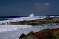 coastal wave rocks 1980s 1990s A4 Photo Print