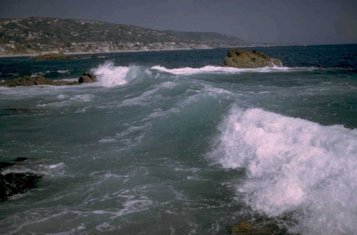coastal wave scene 1 1980s 1990s A4 Photo Print