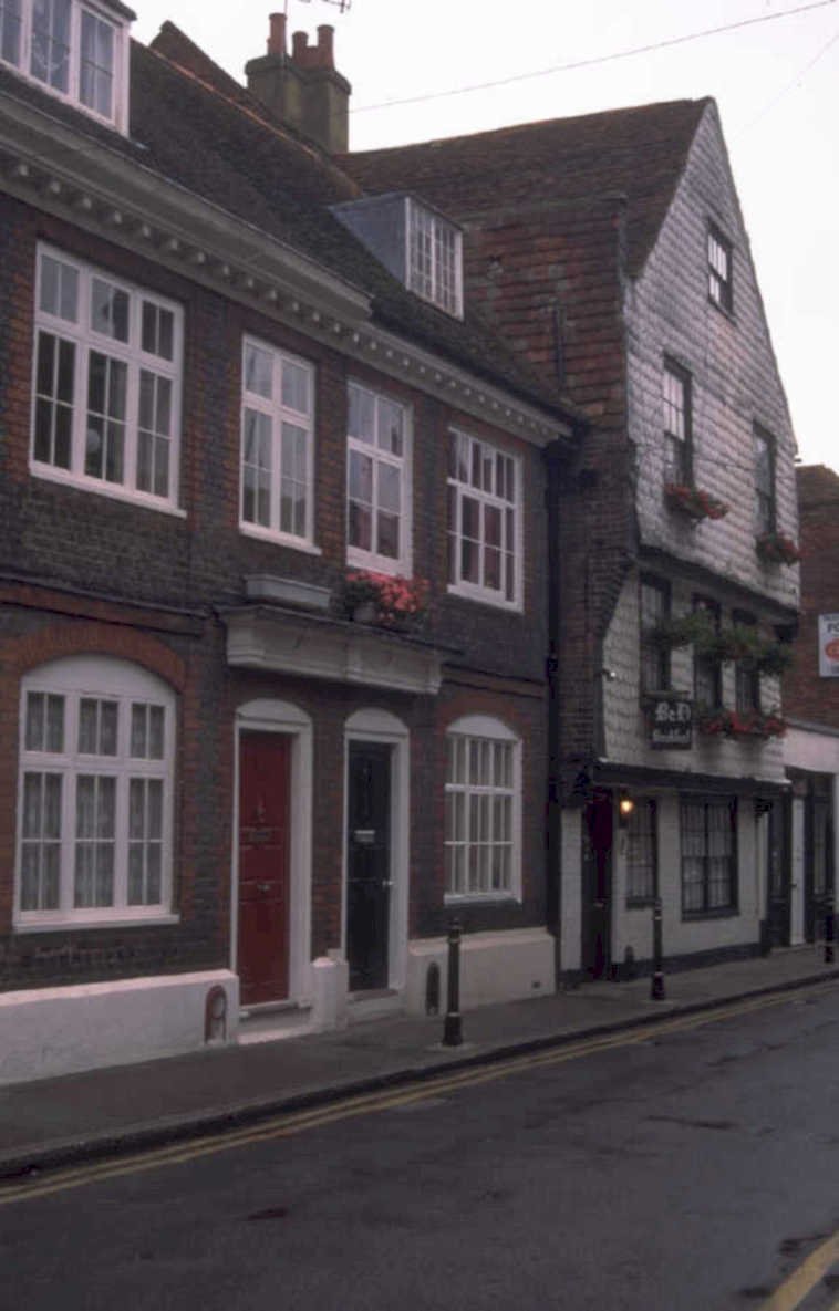 cobbled street boar 1980s 1990s A4 Photo Print
