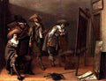 codde art lovers in a painter s studio Art A4 Photo Print