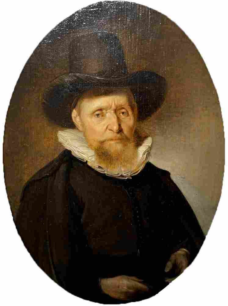 codde portrait of a man Art A4 Photo Print