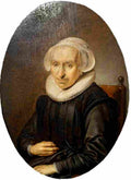 codde portrait of a woman Art A4 Photo Print
