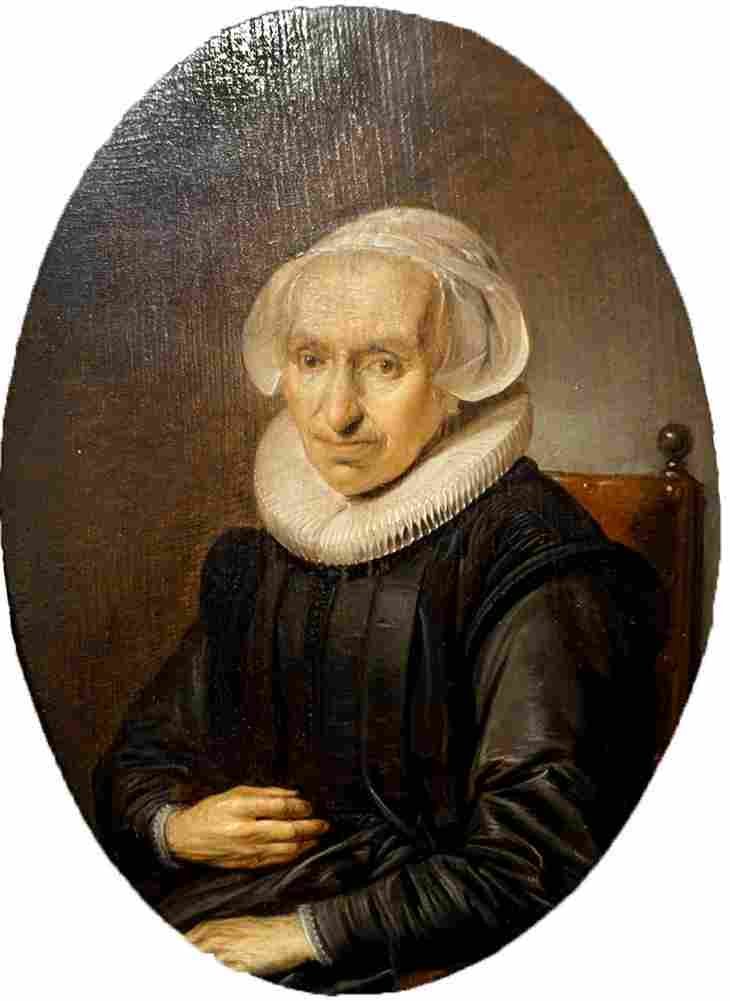 codde portrait of a woman Art A4 Photo Print