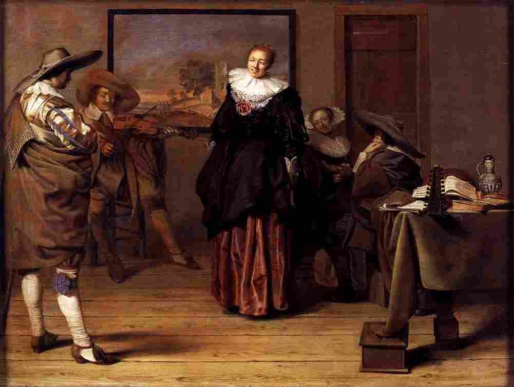 codde the dancing lesson Art A4 Photo Print