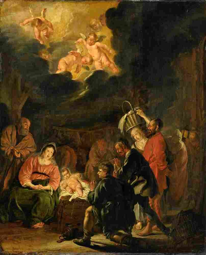 codde worship of shepherds Art A4 Photo Print