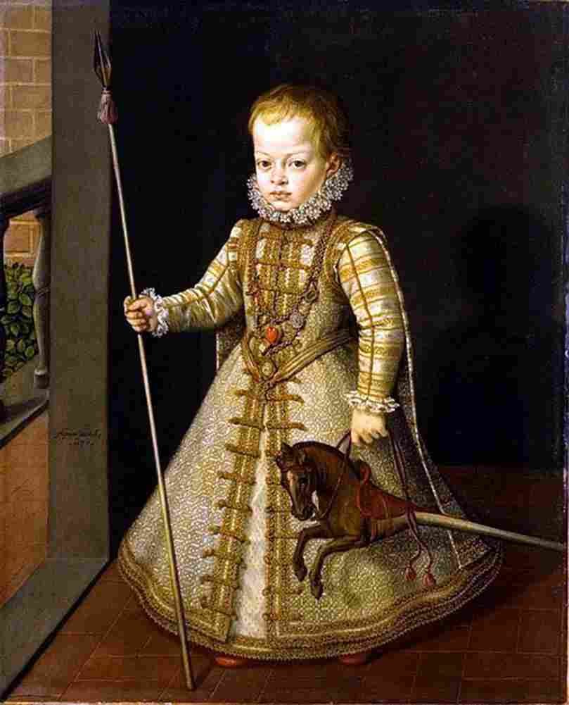 coello alonso sanchez Portrait of Infante Don Diego Art A4 Photo Print