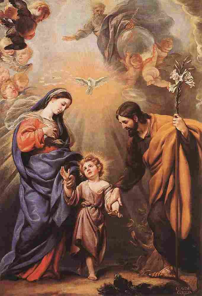 coello claudio holy family Art A4 Photo Print