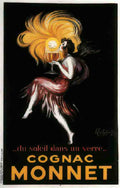 cognacMonnet Vintage Advert A4 Photo Print