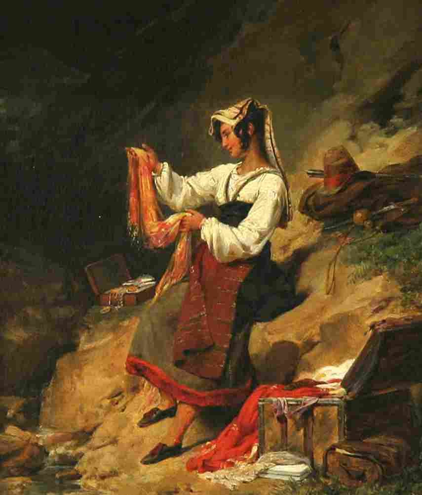 cogniet the brigand s wife Art A4 Photo Print