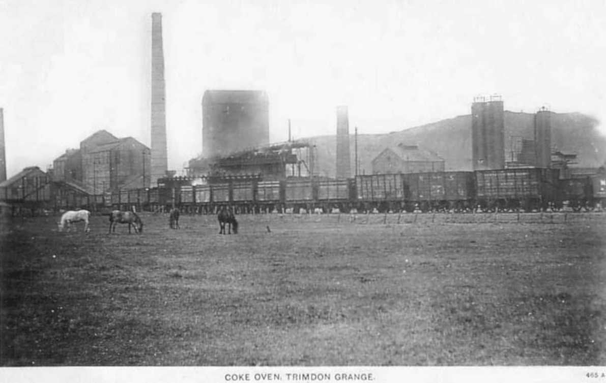 coke oven trimdonVintage 1880s 1900s A4 Photo Print