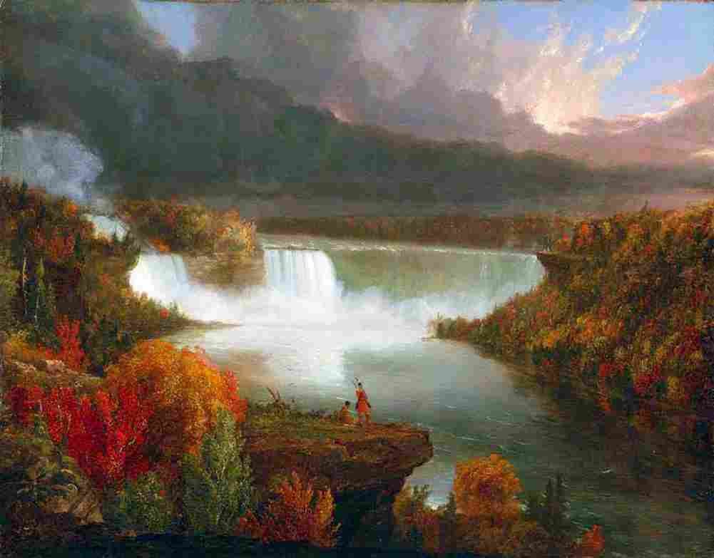 cole Niagara Falls Art A4 Photo Print
