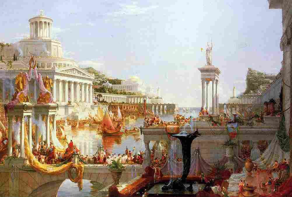 cole The Consummation of the Empire Art A4 Photo Print