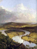 cole View from Mount Holyoke Detail Art A4 Photo Print