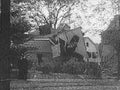 collapsed house debris 11980s 1990s A4 Photo Print