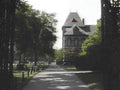 college walkway tower1980s 1990s A4 Photo Print