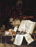 collier vanitas still life Art A4 Photo Print